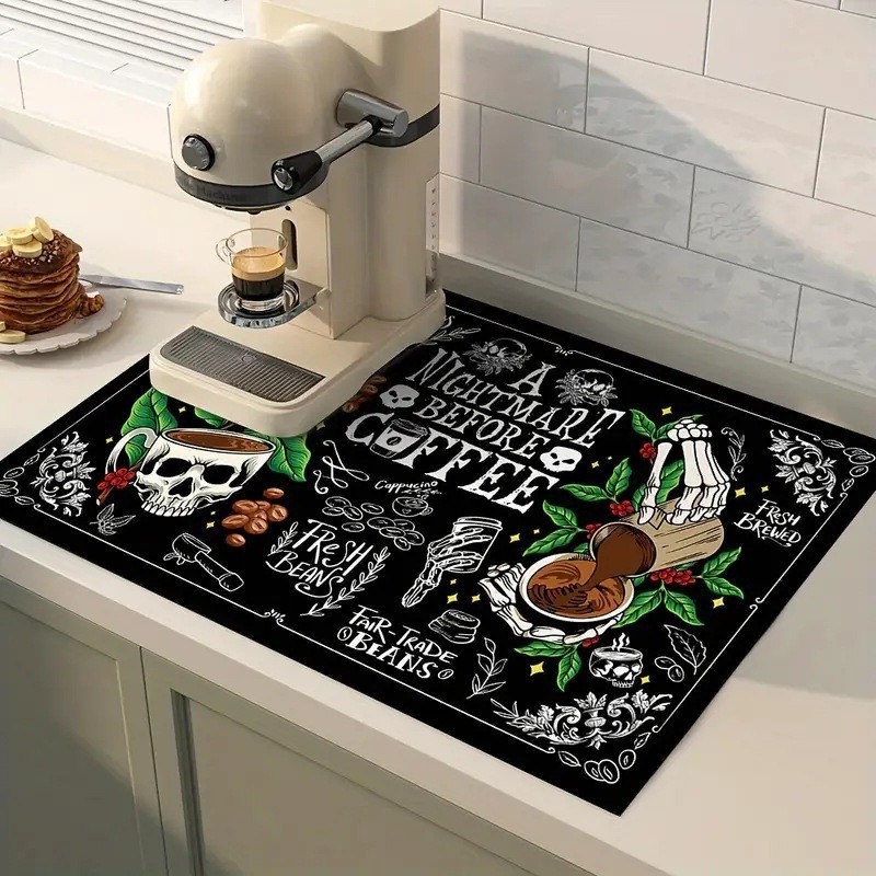 Coffee Mat Absorbent Mat Kitch - Bar Mat Rubber avis et prix