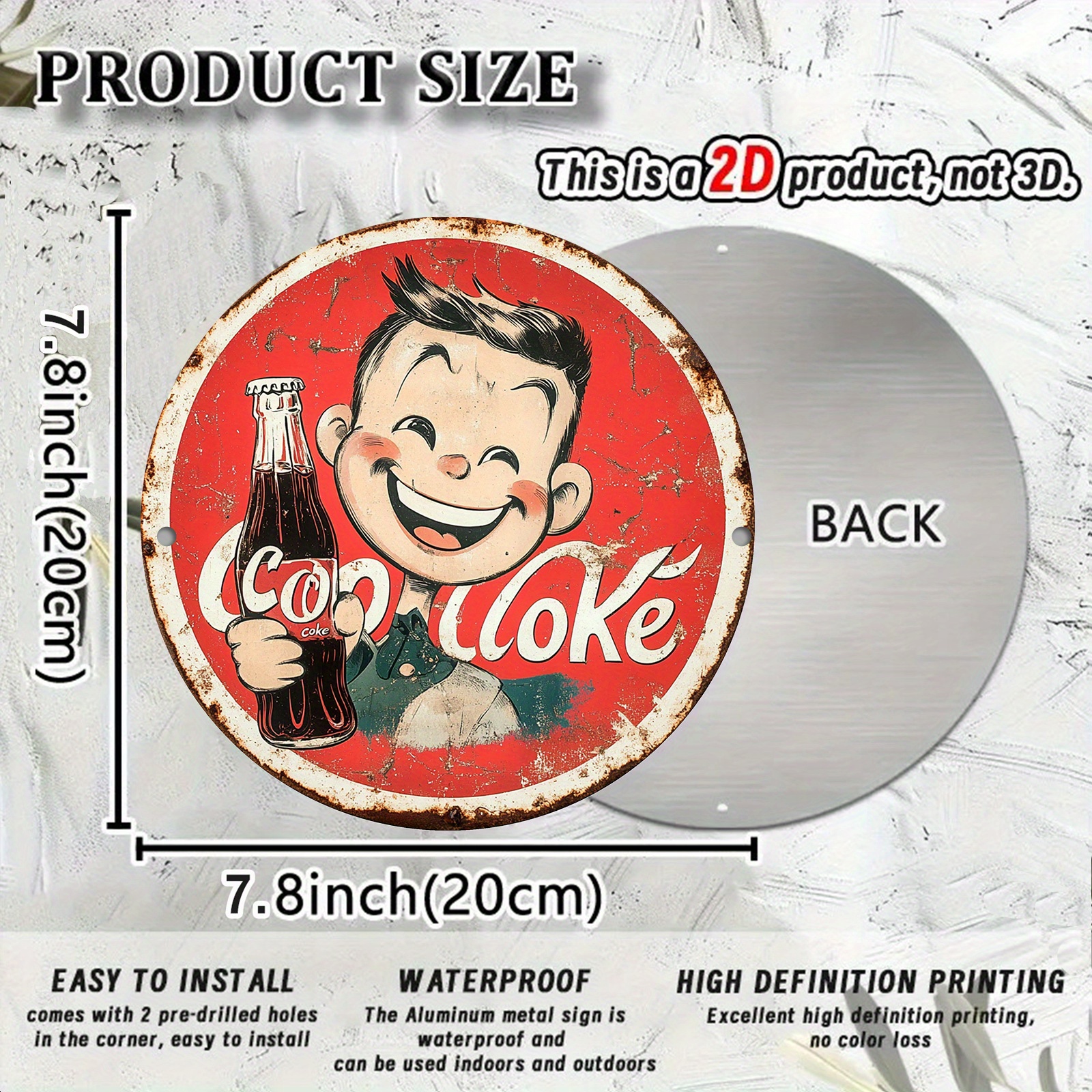 Vintage-Style Cola Advertiseme - Home Bar Accessories avis et prix