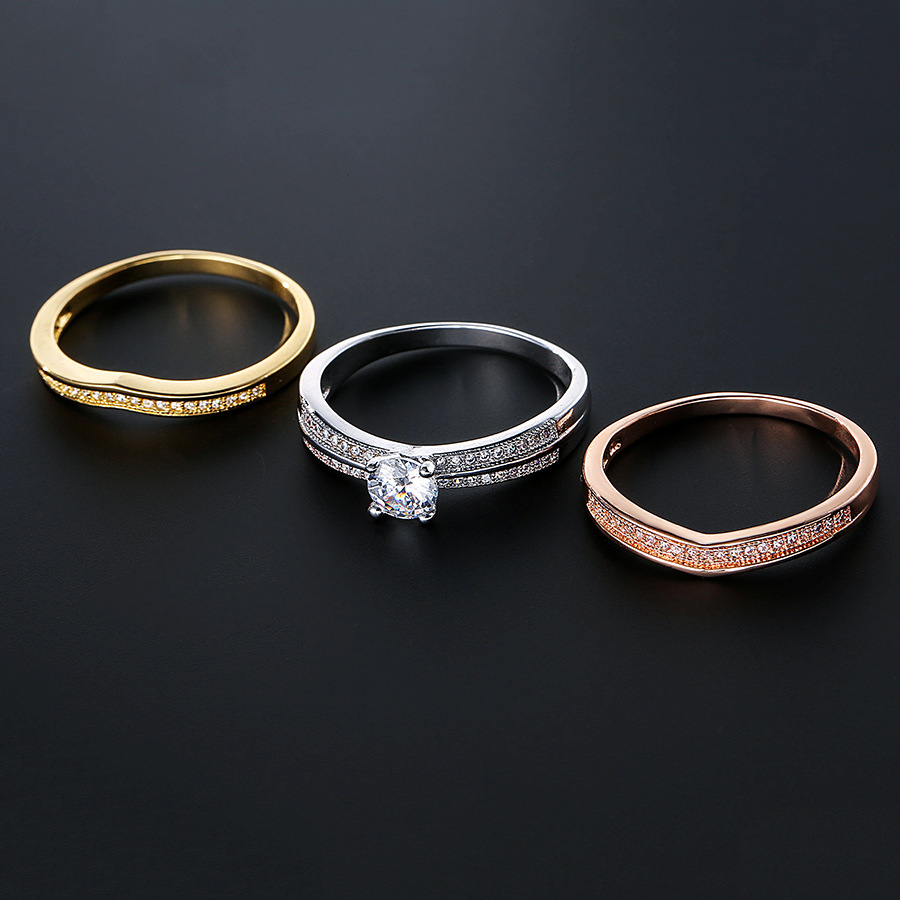 18K Multi Gold Ring 3pc Set fo - Bar Cart Gold avis et prix