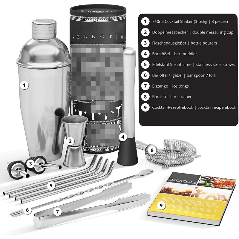 Basic  Bar Mixing Supply Kit,  - Bar Spoon Twisted avis et prix
