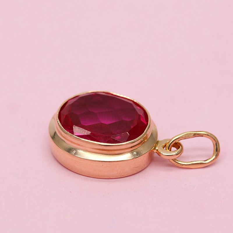 585 purple gold plated 14K ros - Bar Cart Gold avis et prix