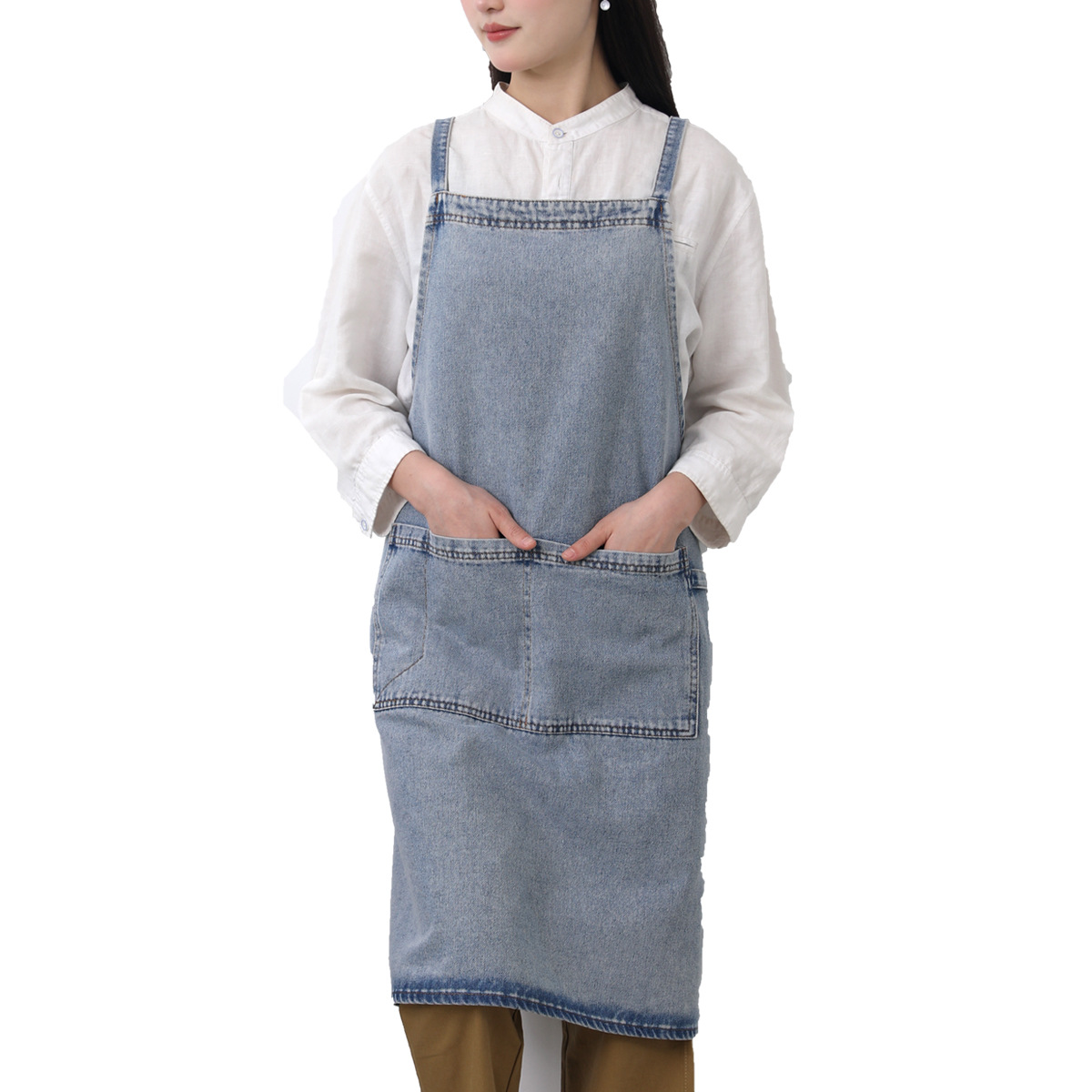 Denim Apron Cotton Korean Canv - Home Barber avis et prix
