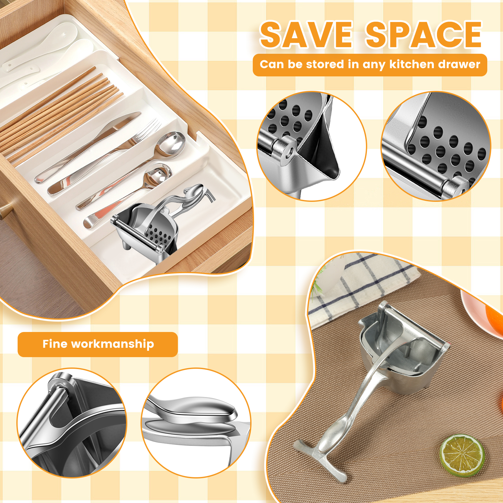 4/2pc Lemon Squeezer Hand Pres - Citrus Juicer Bar avis et prix