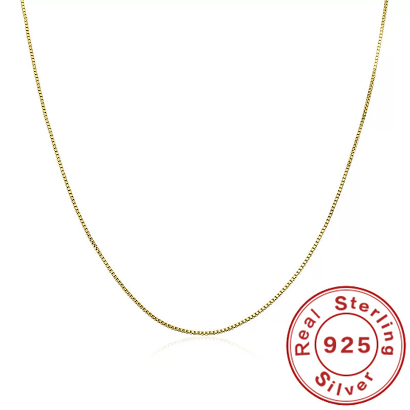 925 Sterling Silver Necklace G - Bar Cart Gold avis et prix
