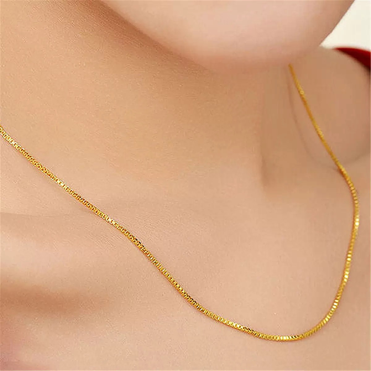 925 Sterling Silver Necklace G - Bar Cart Gold avis et prix