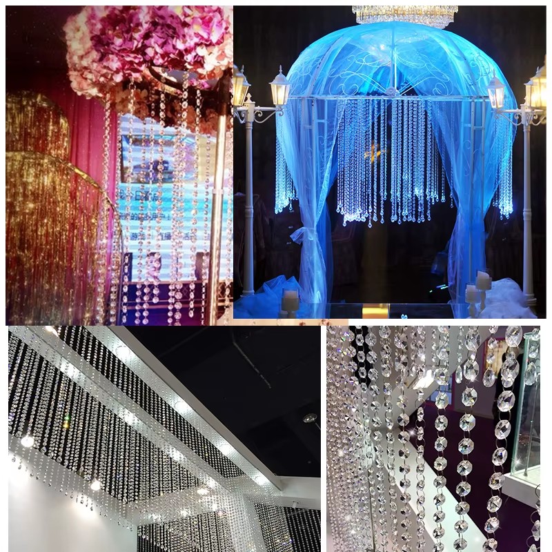 5m Transparent Acrylic Crystal - Home Bargains avis et prix