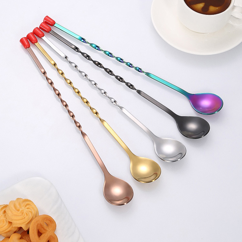 100Pcs/Lot Stainless Steel Twi - Bar Spoon Twisted avis et prix