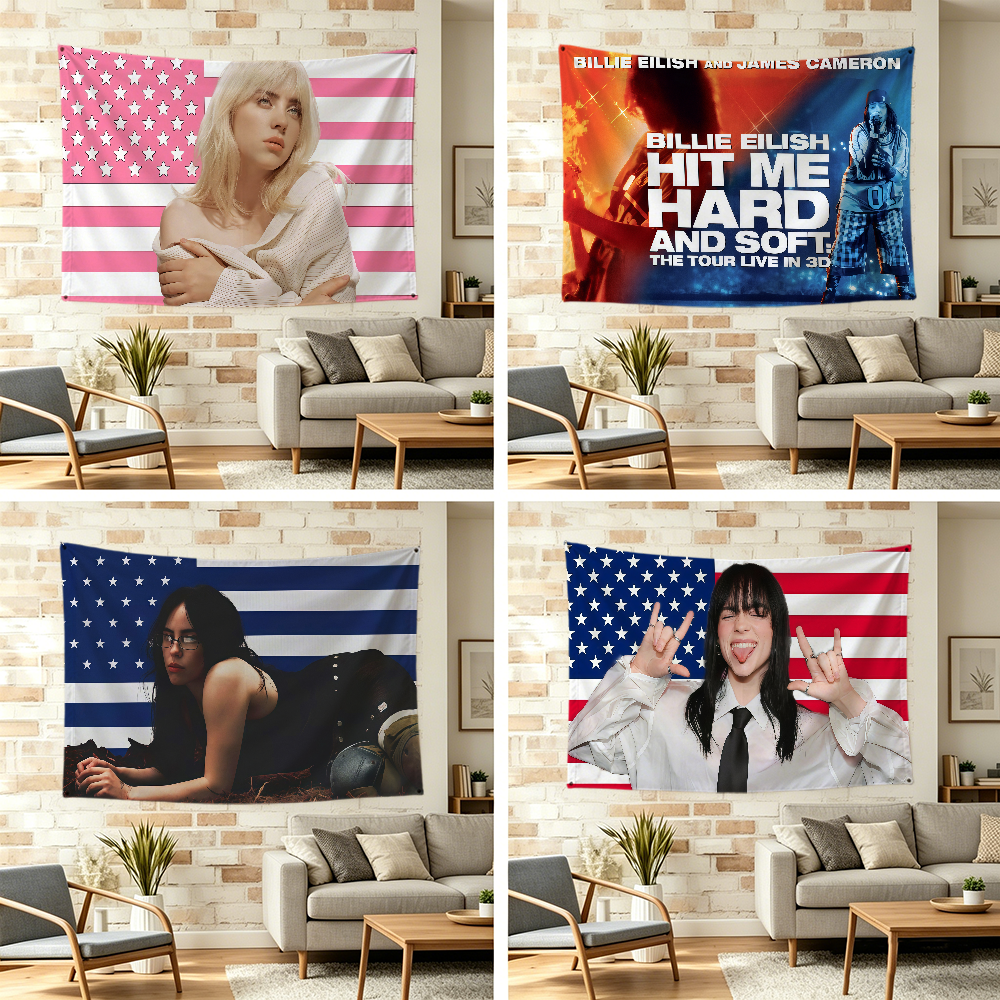 Hot Singer B-B-billies-es flag - Home Bar Word avis et prix