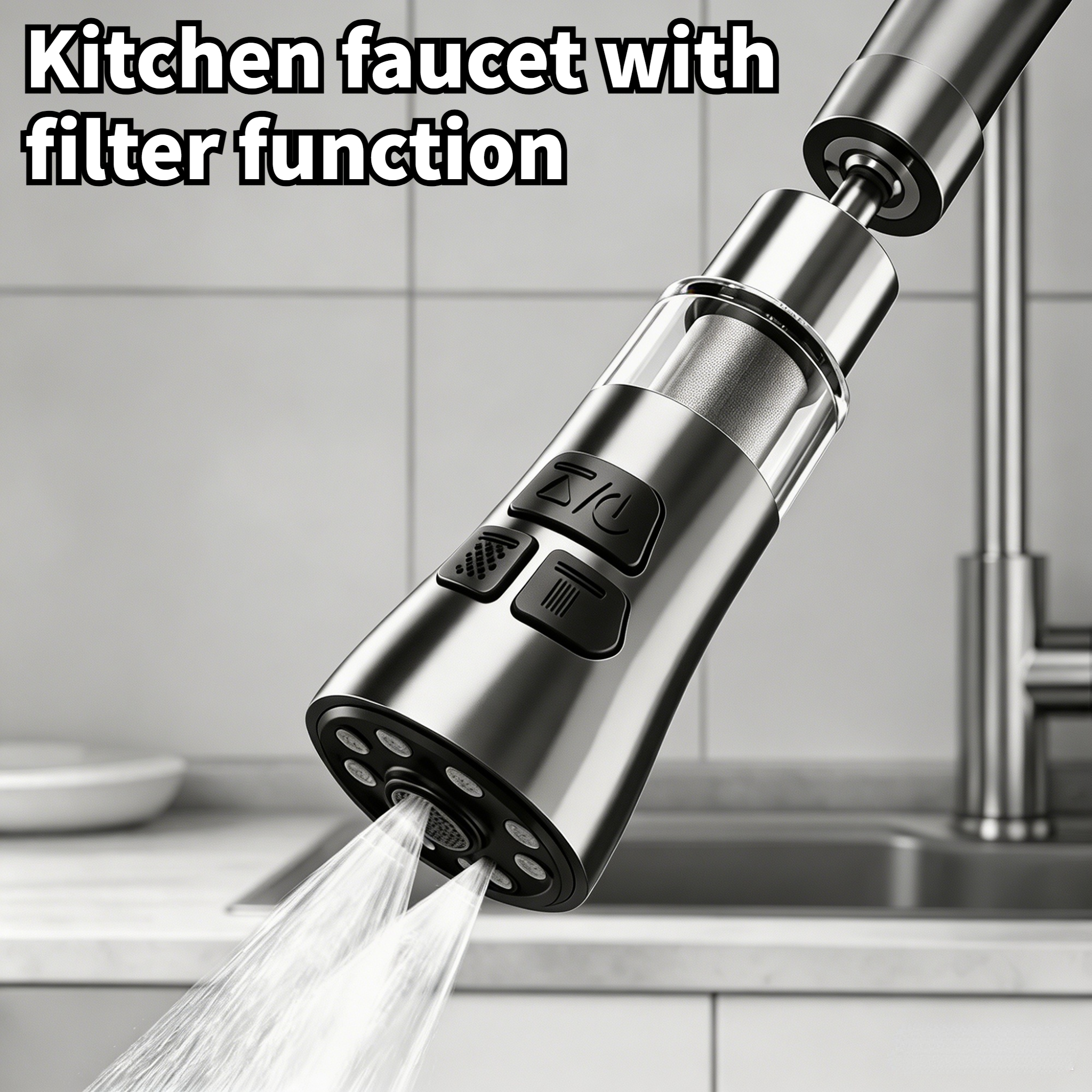 Kitchen Faucet Extender With F - Home Bar Sink avis et prix