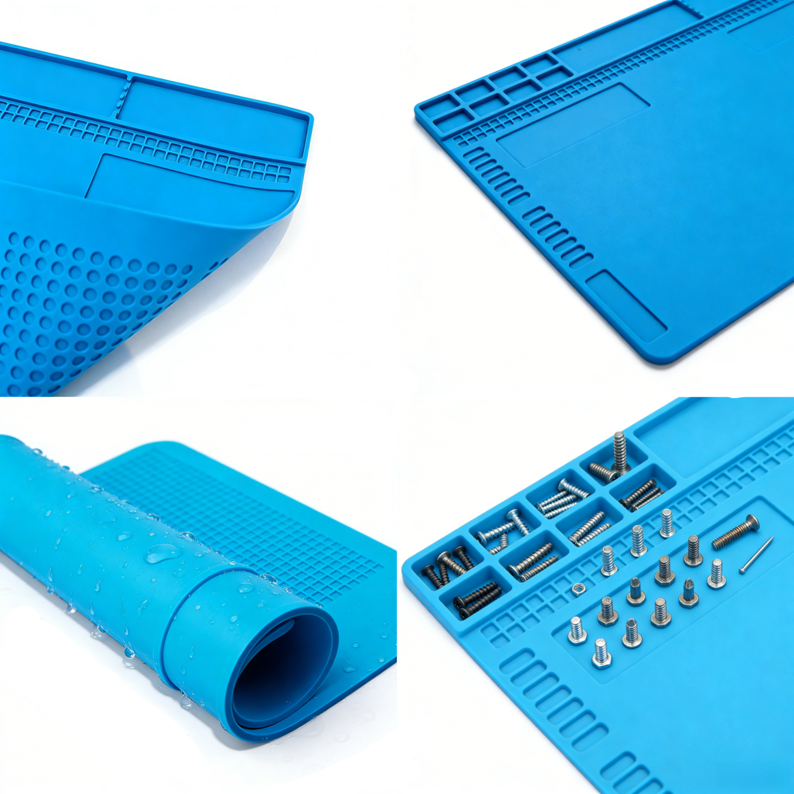 Blue Large Silicone Work Mat N - Bar Mat Rubber avis et prix