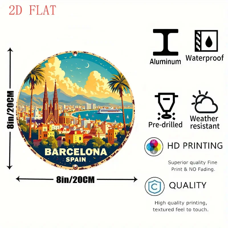Round 8in Barcelona Spain Land - Home Barcelona avis et prix