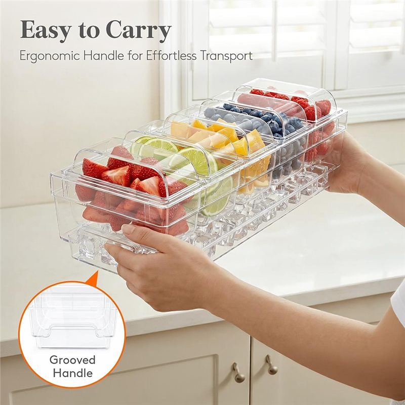 AB66-Chilled Condiment Contain - Garnish Tray Set avis et prix