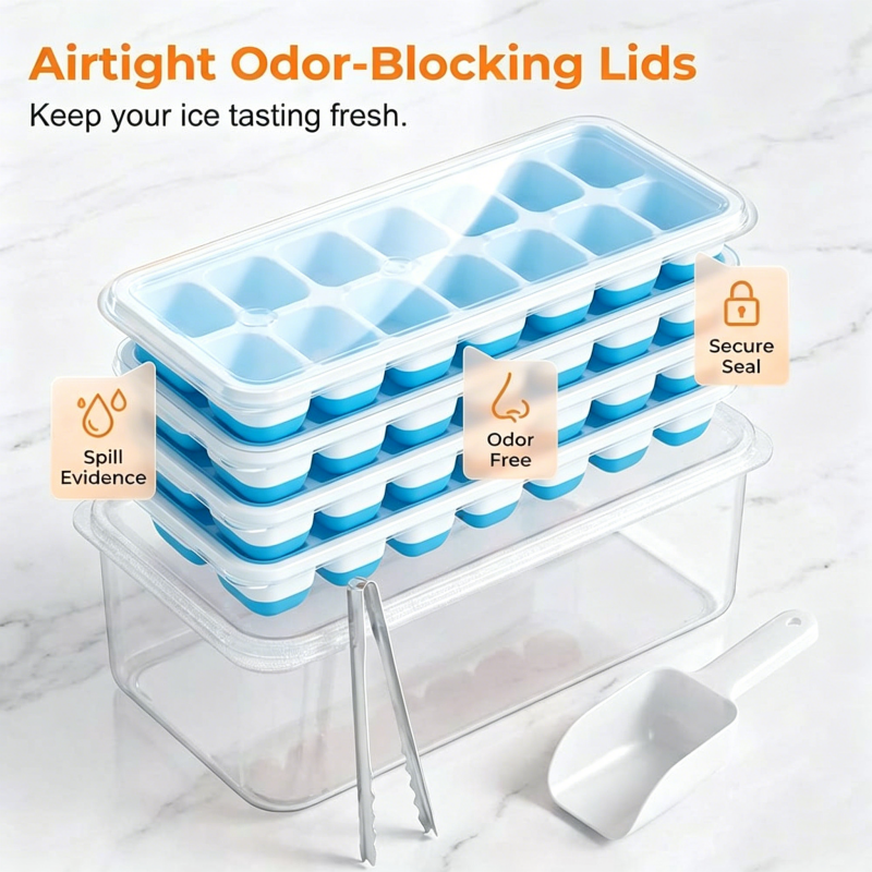 Ice Cube Trays with Storage Bi - Ice Pick Pick avis et prix