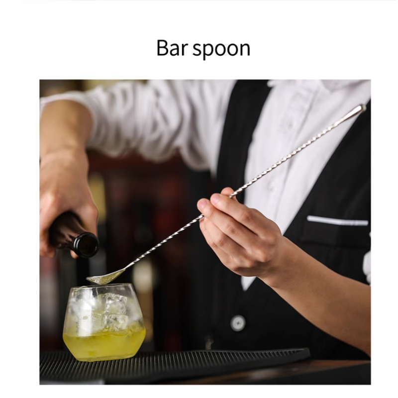 1Pcs Cocktail Bar Spoon Stainl - Bar Spoon Twisted avis et prix