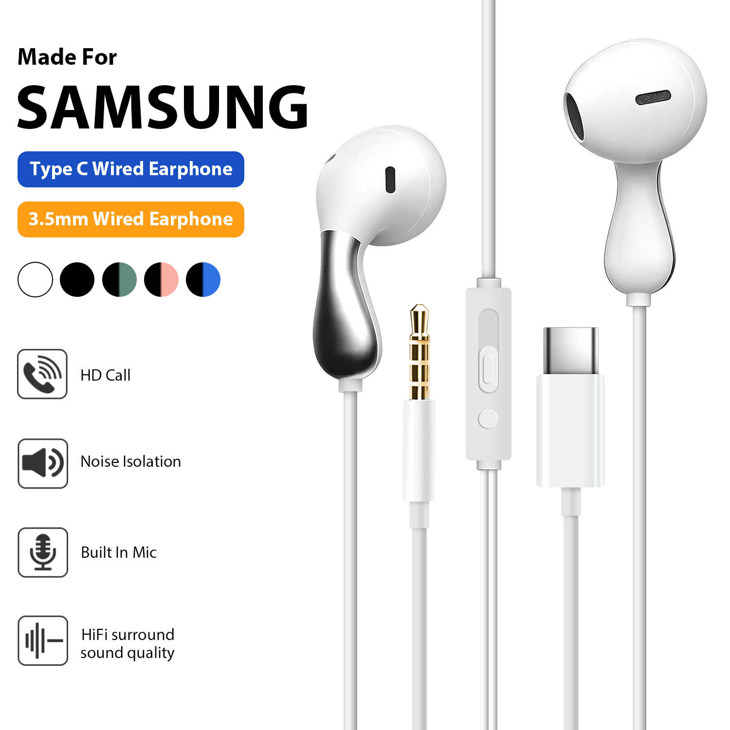 USB Type C Wired Headphones Fo - Home Bar Iphone avis et prix