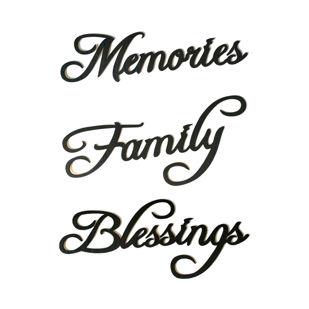 Family Memories Blessings Lett - Home Bar Word avis et prix