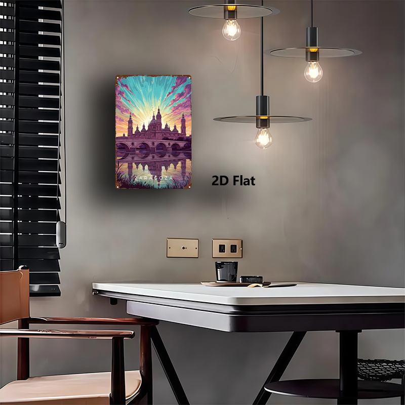 2D Flat, 1pc, Metal Sign, Zara - Home Bar And Restaurant avis et prix