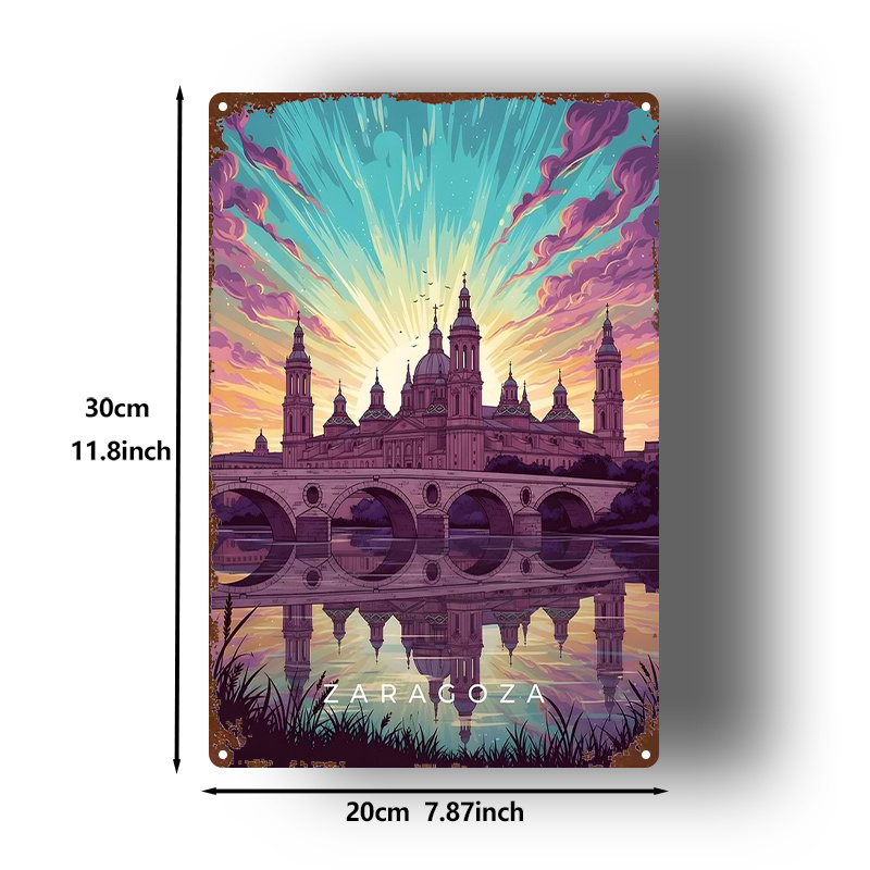 2D Flat, 1pc, Metal Sign, Zara - Home Bar And Restaurant avis et prix