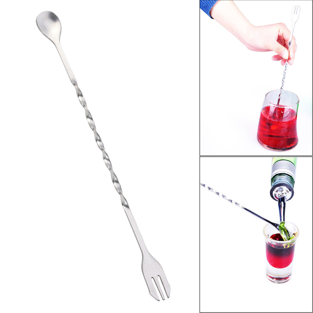 304 Stainless Steel Twisted Sp - Bar Spoon Twisted avis et prix