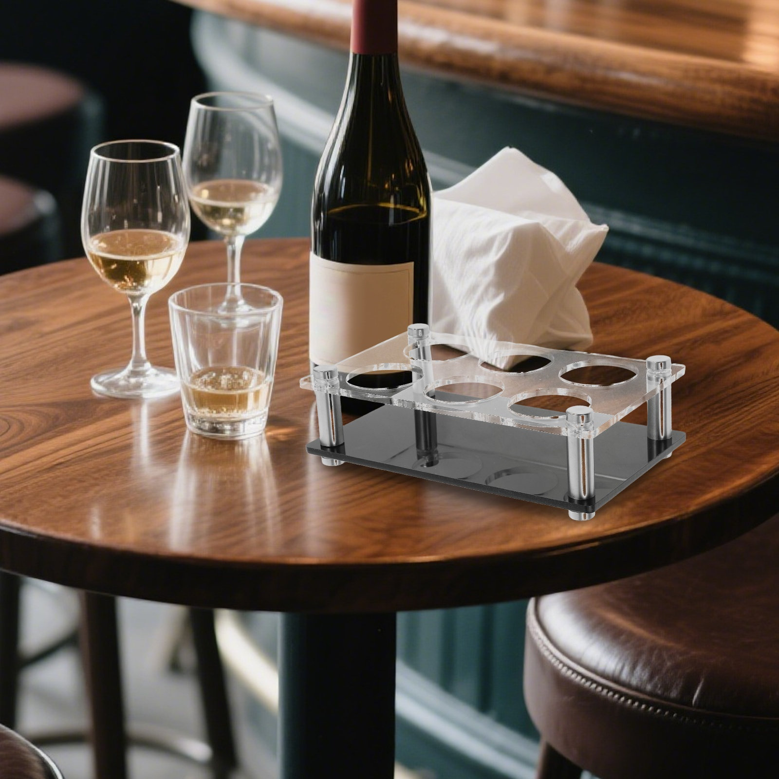 Shot Glass Holder 6 Holes Clea - Home Bar Stand avis et prix