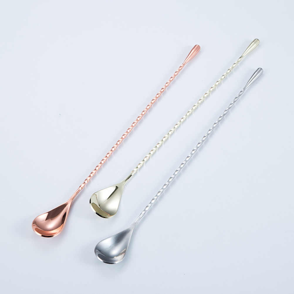 Stainless Steel Bar Spoon Long - Bar Spoon Twisted avis et prix