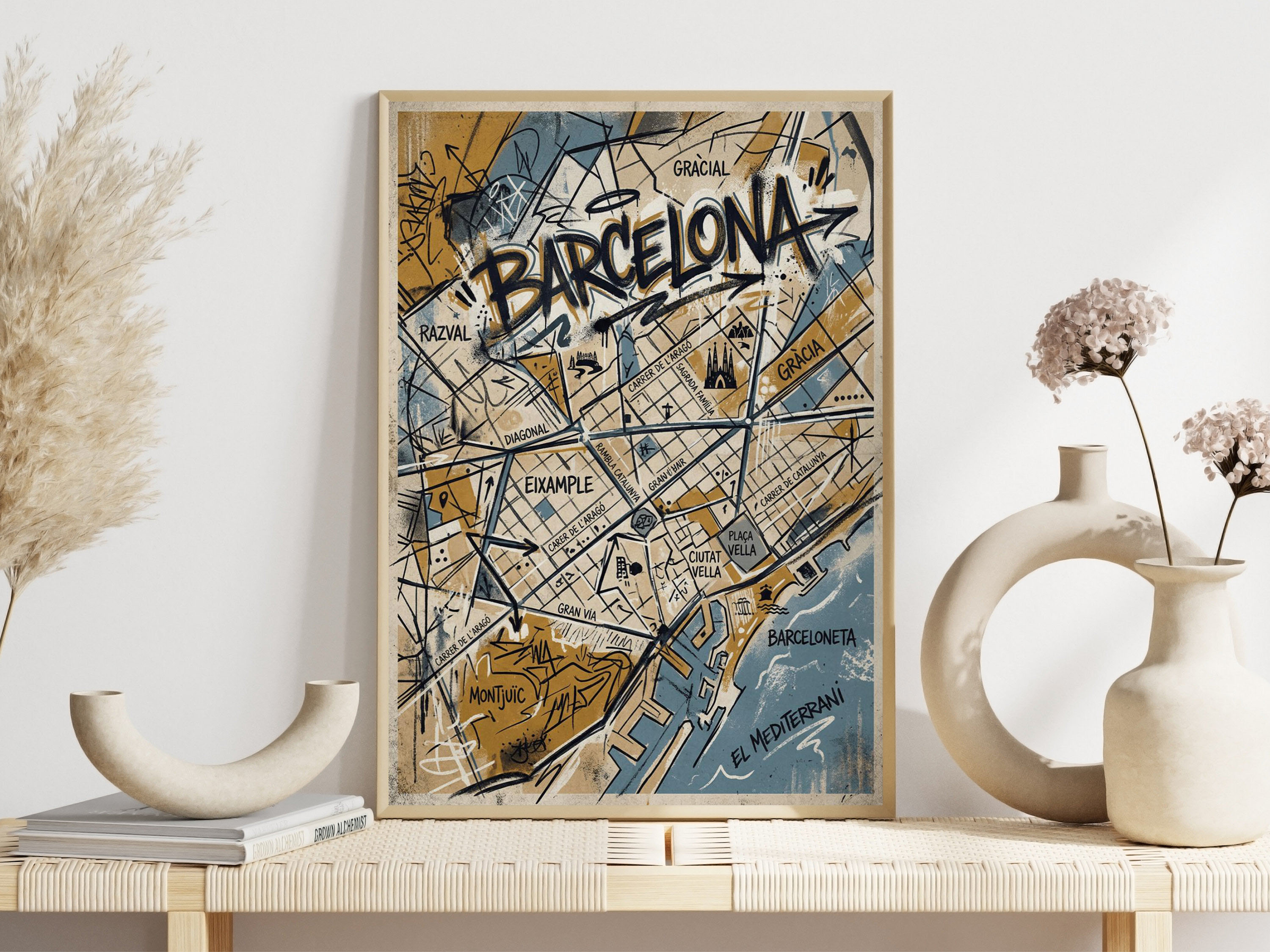 Urban Hand-Drawn Streets Graff - Home Barcelona avis et prix