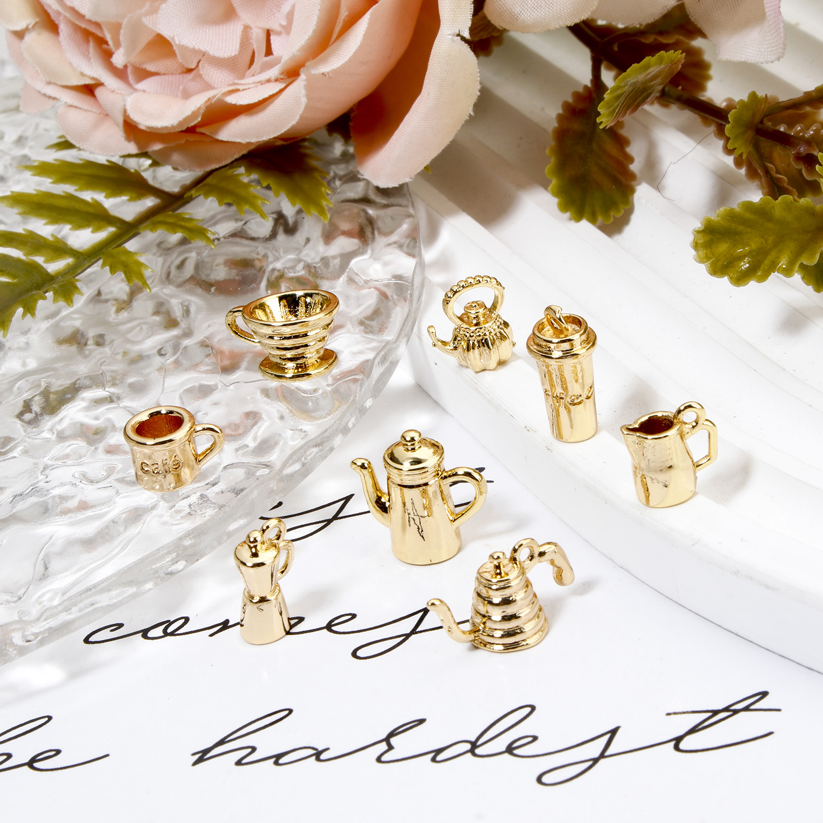 2/5 Piece Brass Charms 18k Gol - Citrus Juicer Bar avis et prix