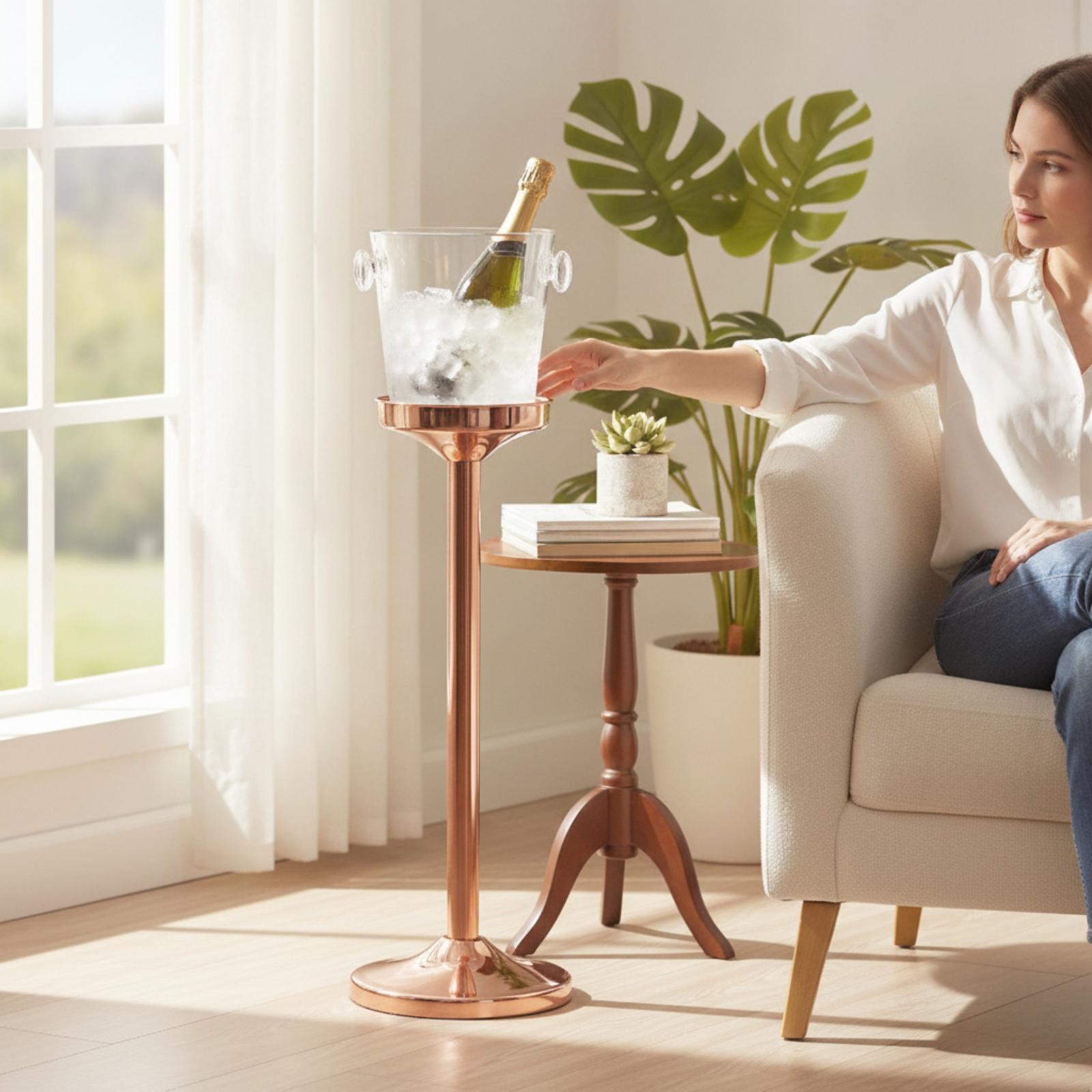 Ice Bucket Stand Freestanding  - Home Bar Lounge avis et prix