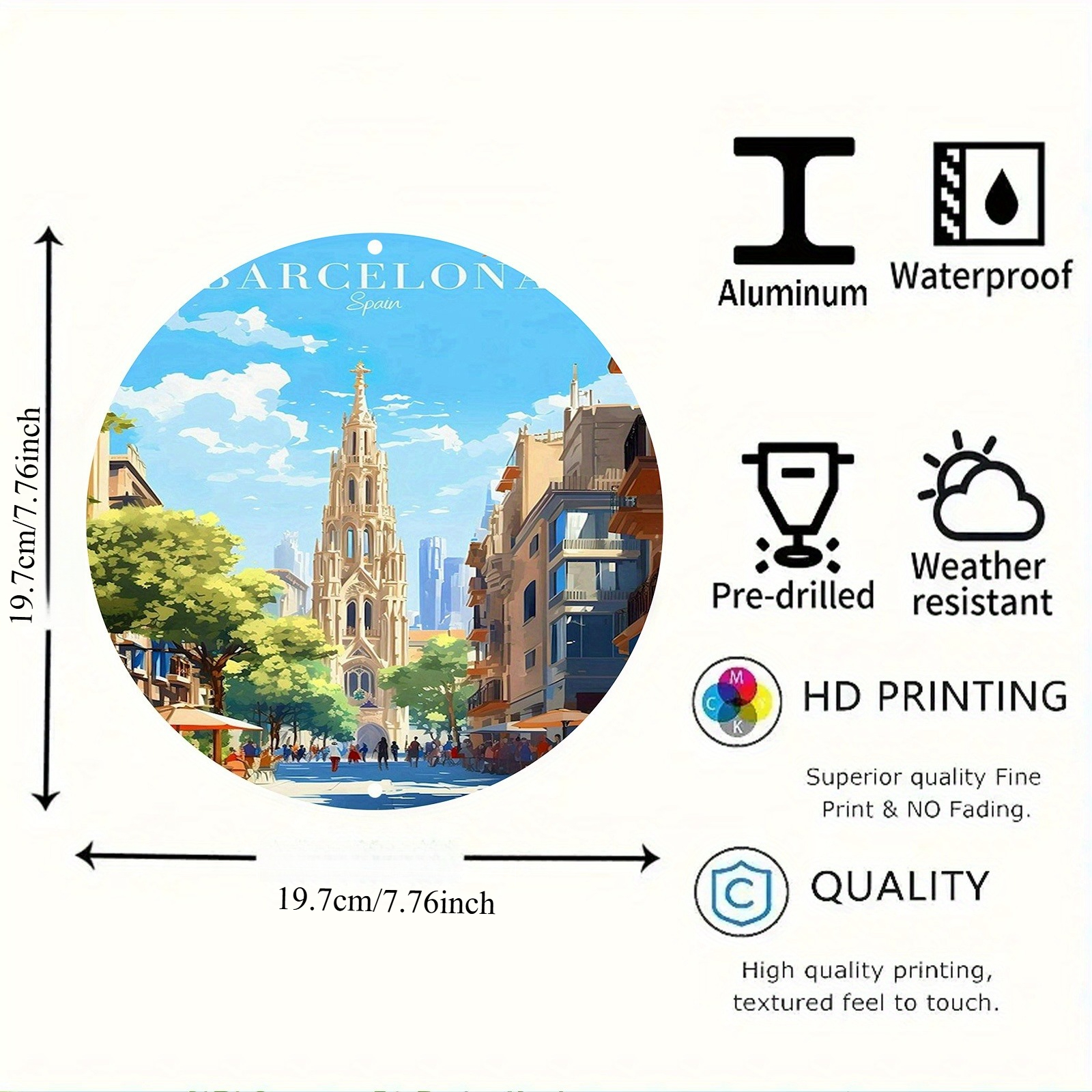 Barcelona Spain Scenic Illustr - Home Barcelona avis et prix