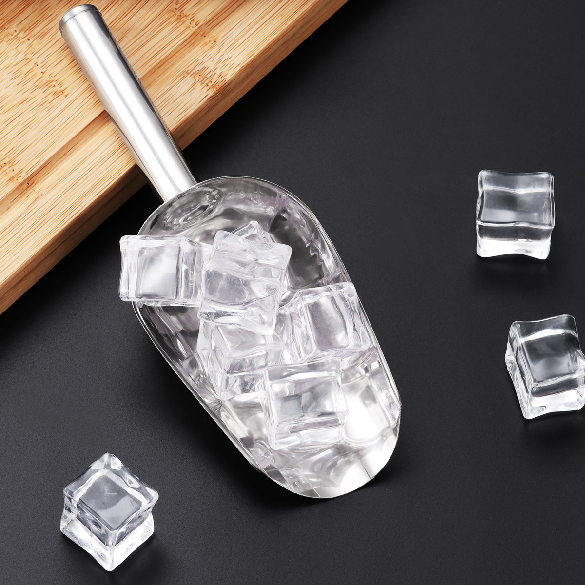 5Pcs Stainless Steel Ice Scoop - Home Bar Set avis et prix