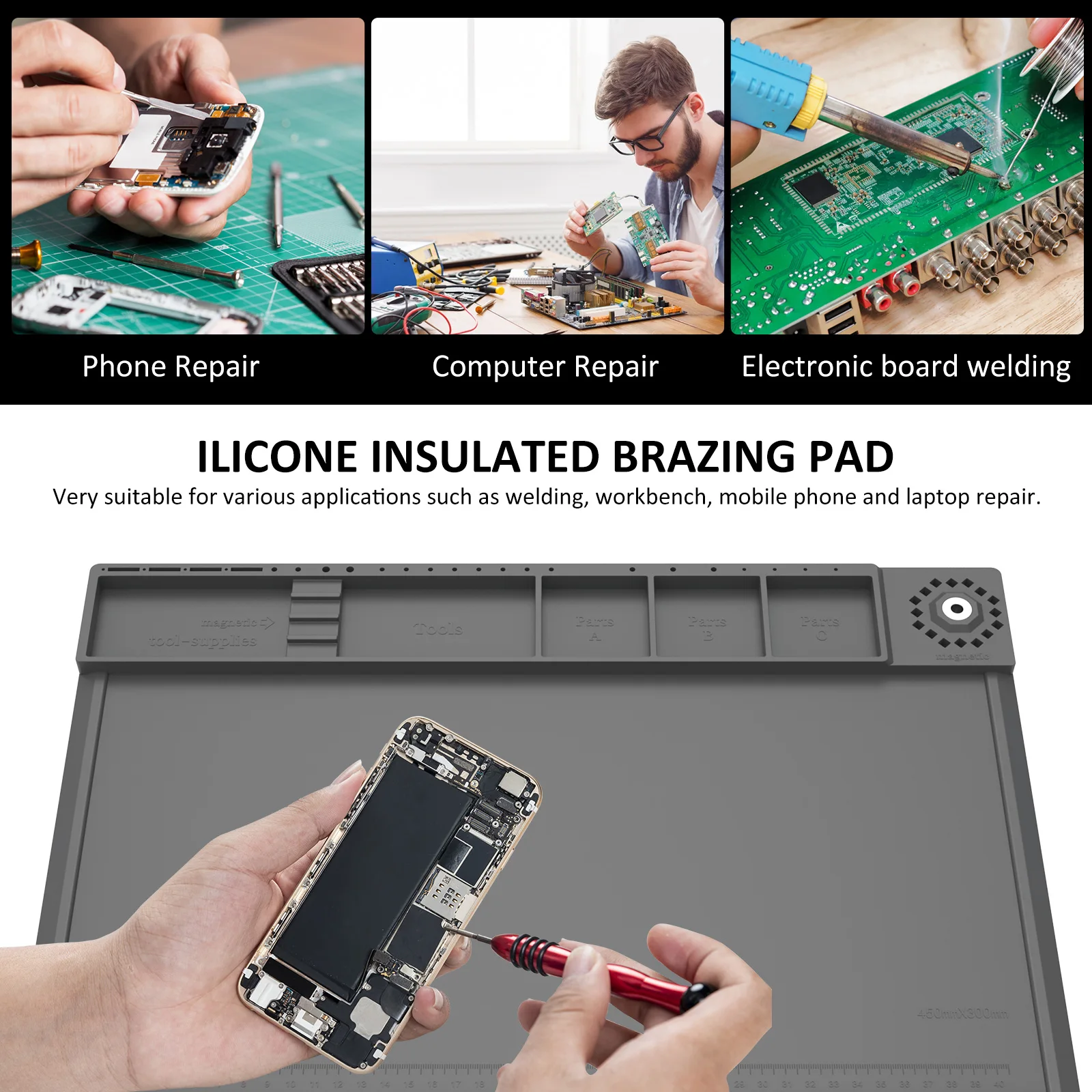 Soldering Station Mat Silicone - Bar Mat Rubber avis et prix