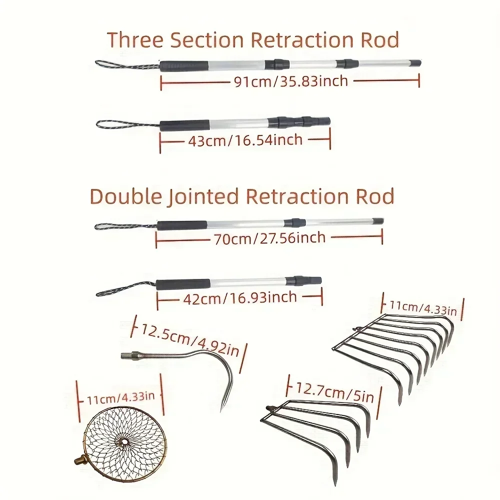 1pc JOOYOO Telescopic Aluminum - Ice Pick Pick avis et prix