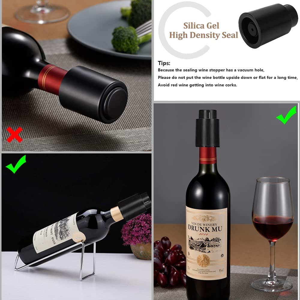 Vacuum Wine Bottle Stopper Sea - Wine Preservation Pump avis et prix