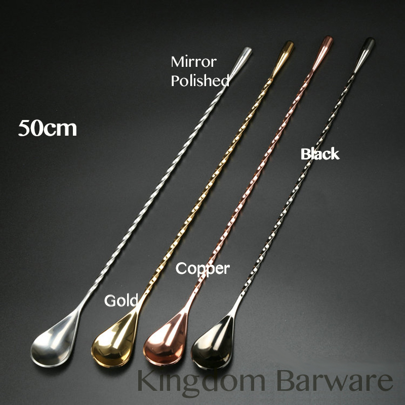 50cm Cocktail Bar Spoon 304 St - Bar Spoon Twisted avis et prix