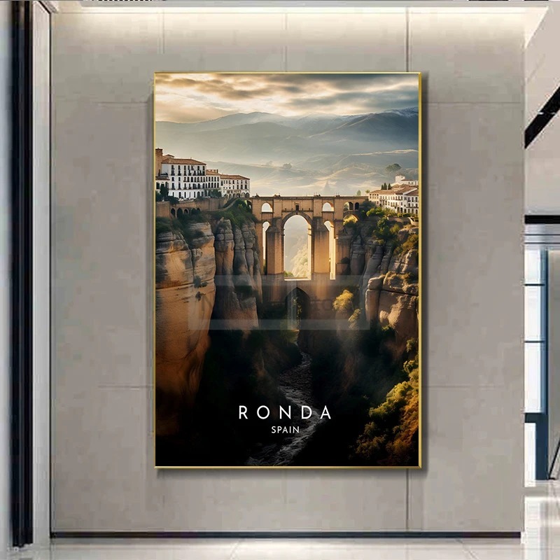 Spain Travel Poster Barcelona  - Home Barcelona avis et prix