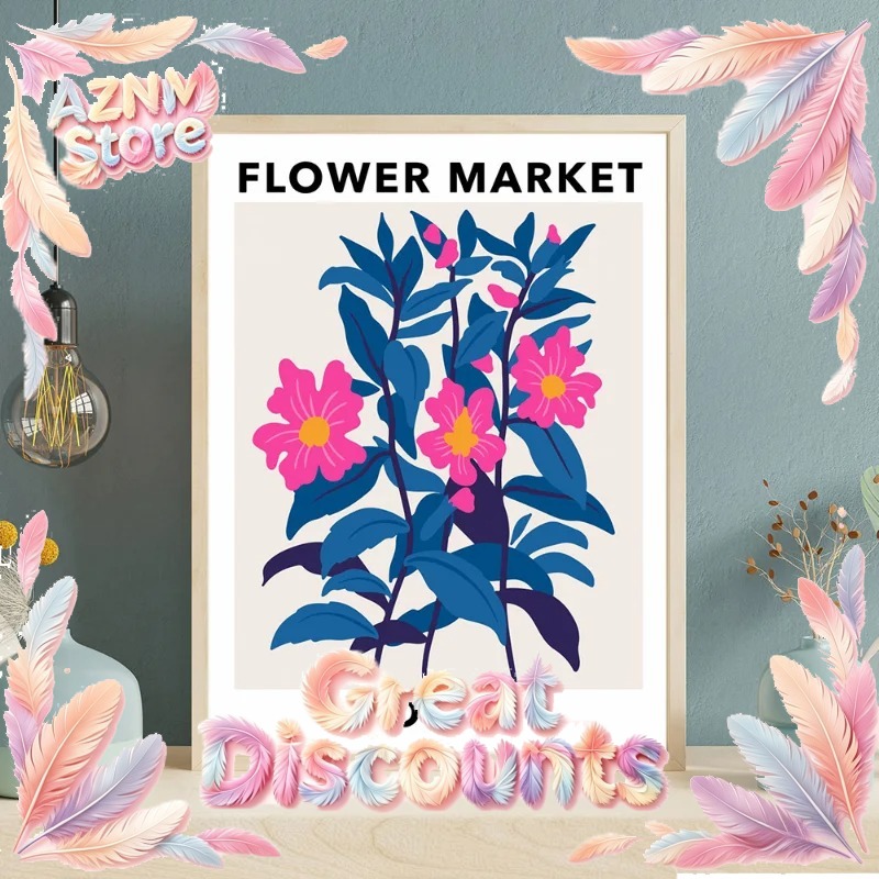 Flower Market Prints Poster Ba - Home Barcelona avis et prix
