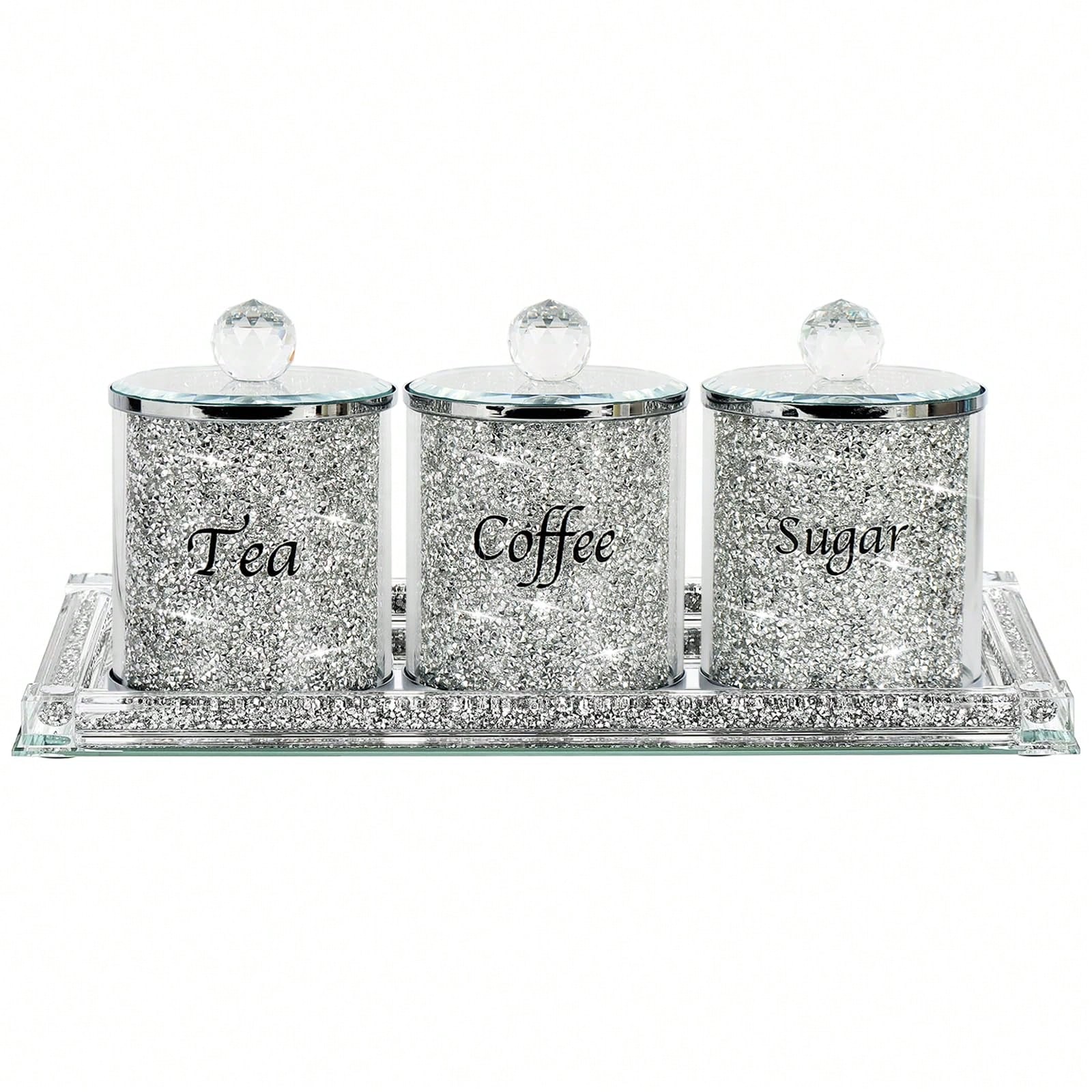 Coffee Sugar Tea Canister Set  - Home Bar Set avis et prix