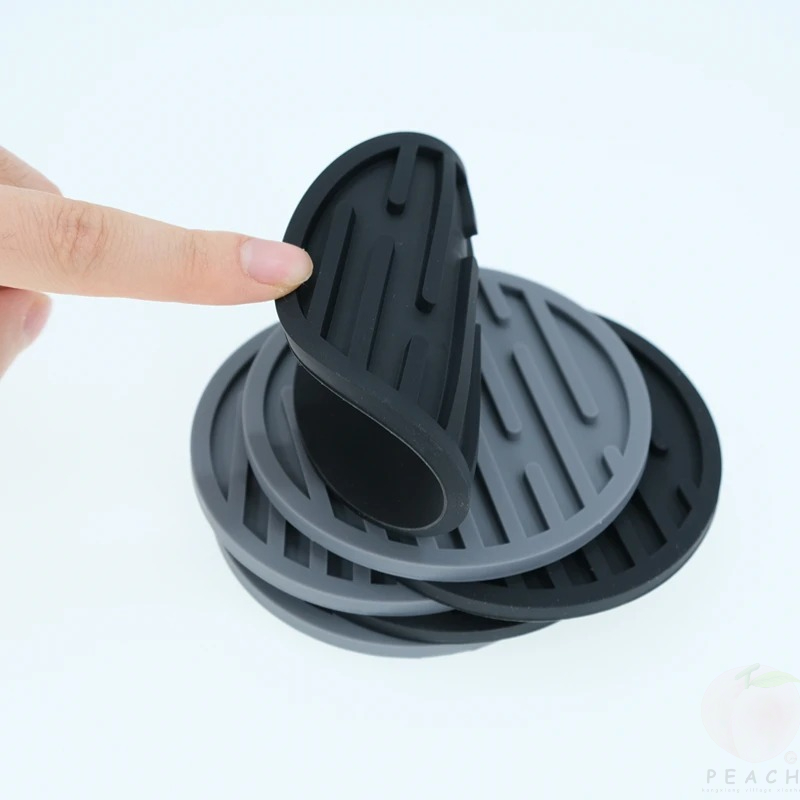 10cm Silicone Coasters Round H - Bar Mat Rubber avis et prix