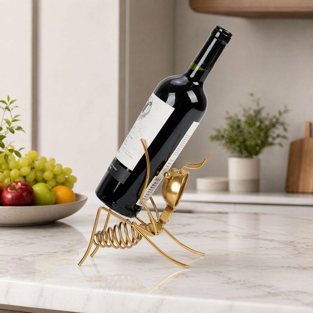 Solid Metal Wine Stand Unique  - Home Bar Stand avis et prix