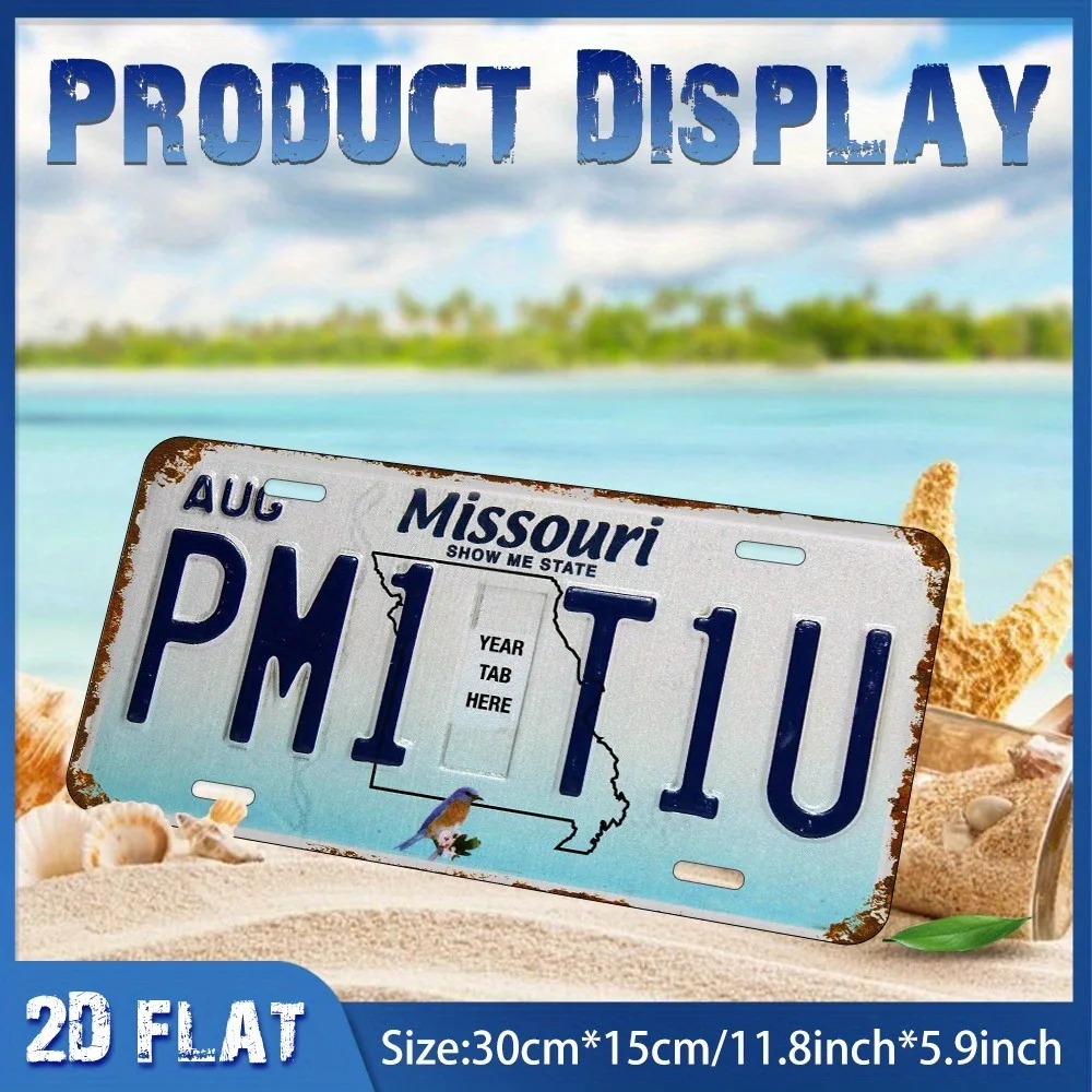 2D Flat Retro Missouri Blue Bi - Home Bar Signs avis et prix