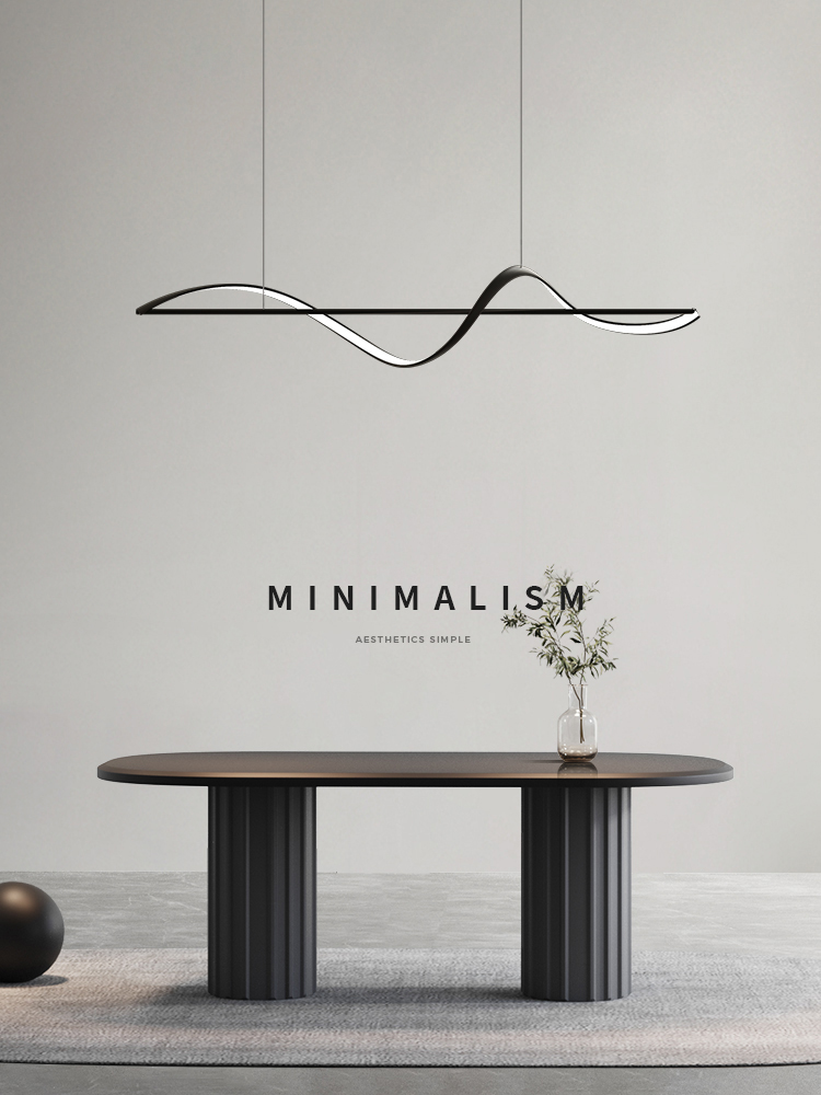 Modern Minimalism Curve Led Pe - Home Bar Word avis et prix