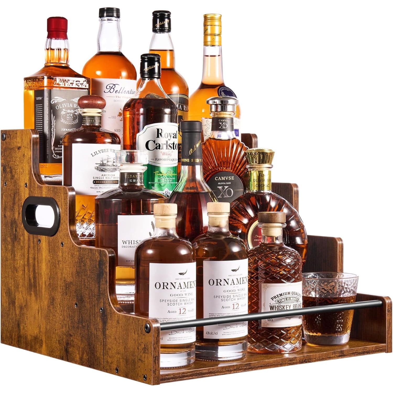 Liquor Bottle Display Shelf, C - Home Bargains avis et prix