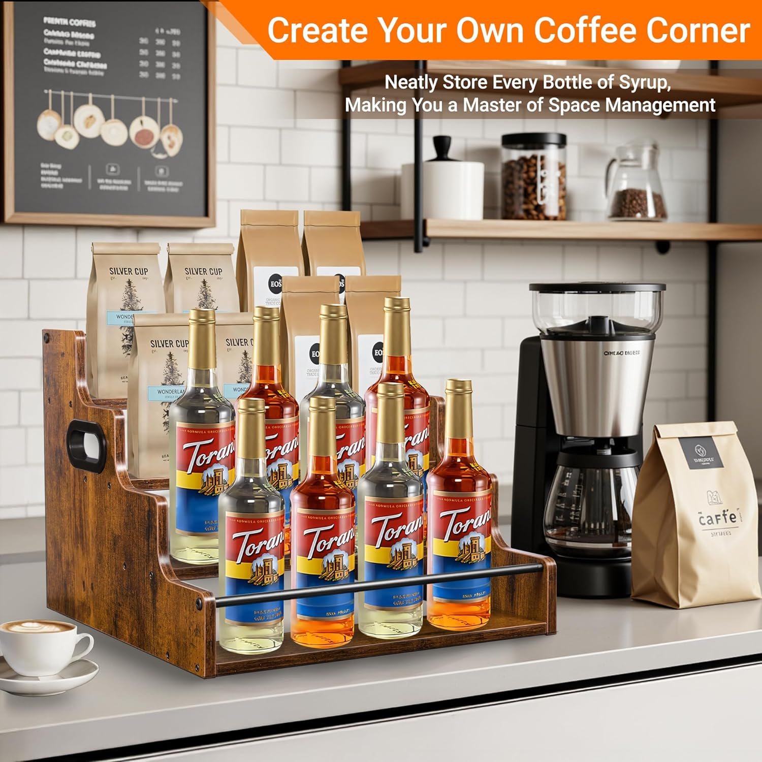 Liquor Bottle Display Shelf, C - Home Bargains avis et prix