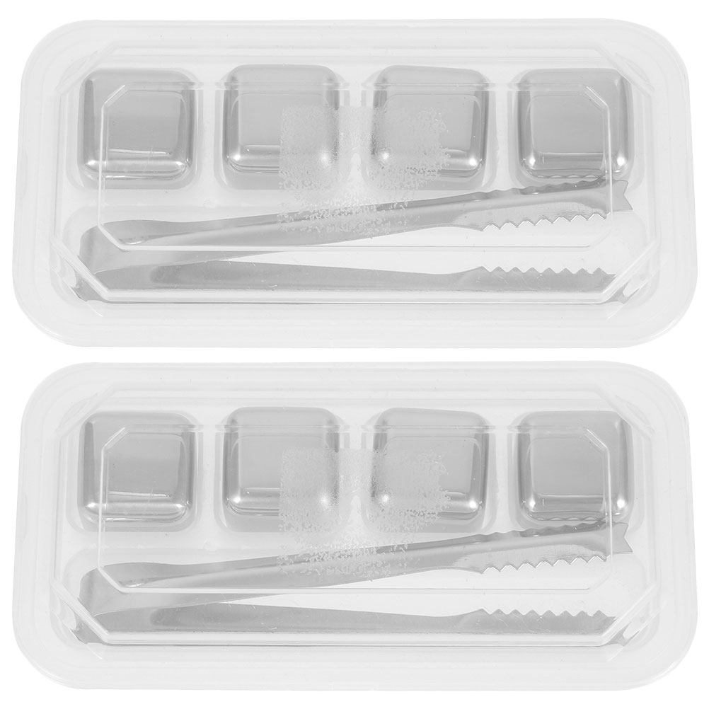 2Sets Stainless Steel Ice Cube - Home Bar Set avis et prix