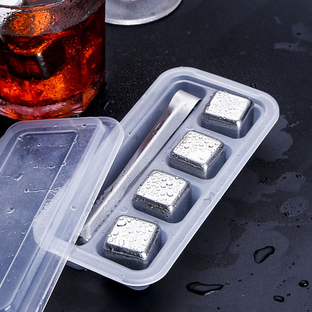 2Sets Stainless Steel Ice Cube - Home Bar Set avis et prix