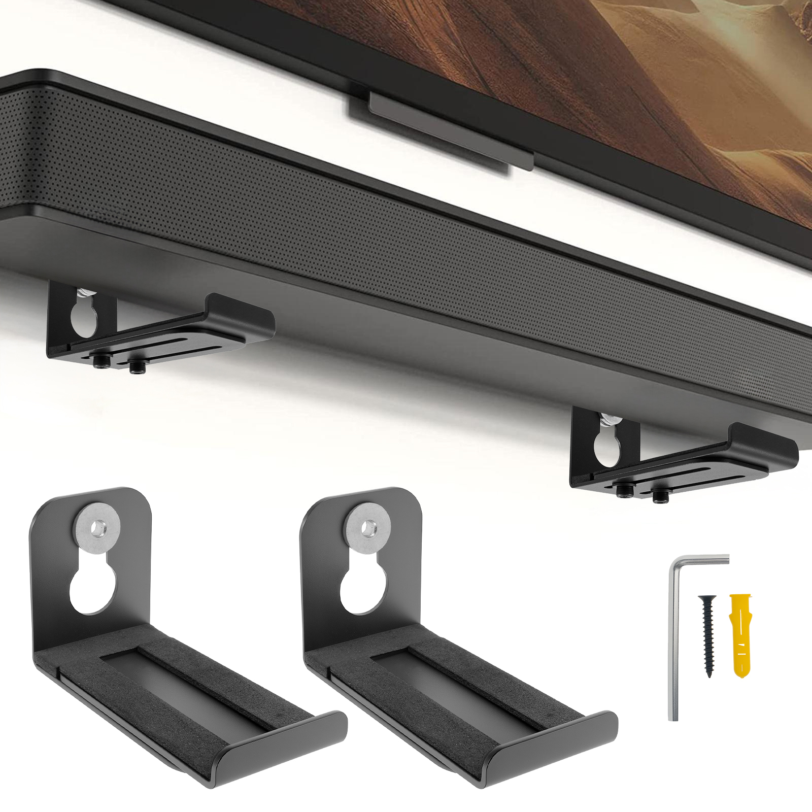 2Pcs Soundbar Speaker Stands W - Home Bar Stand avis et prix