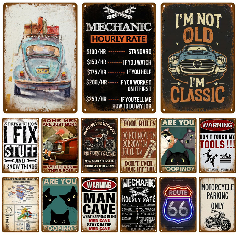 Vintage Metal Plate Tin Sign P - Home Bar Set avis et prix