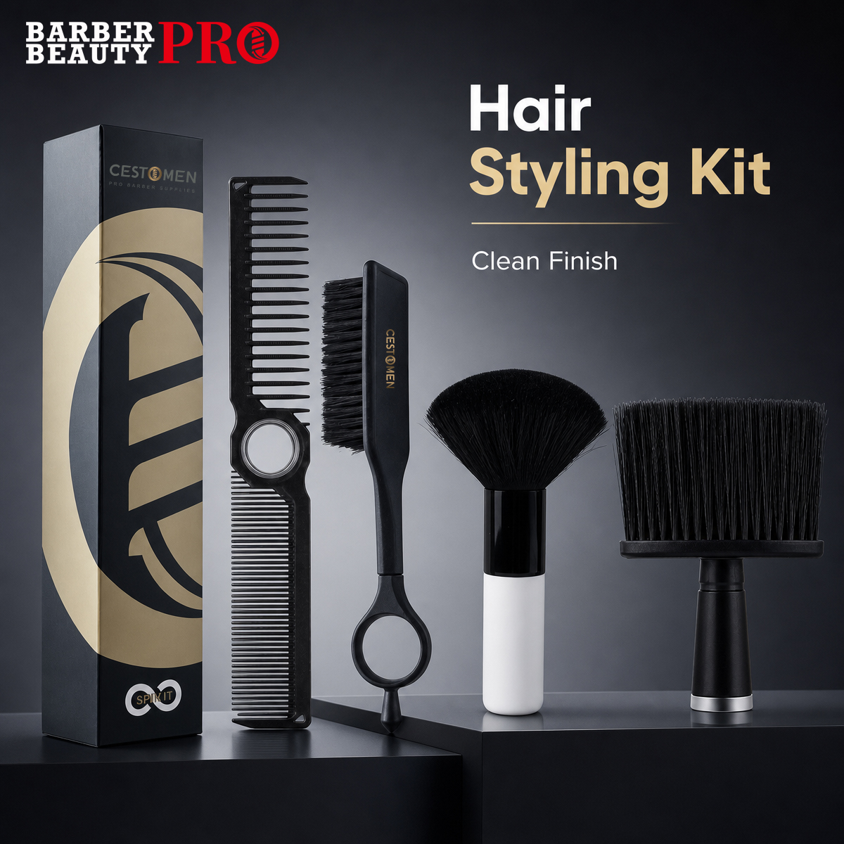 3Pcs Barber Hair Styling Kit w - Home Barber avis et prix
