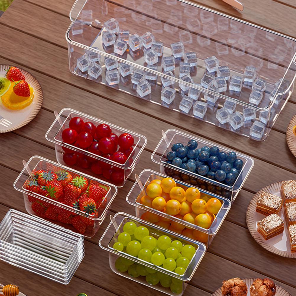 Taco Bar Serving Set for Party - Garnish Tray Set avis et prix
