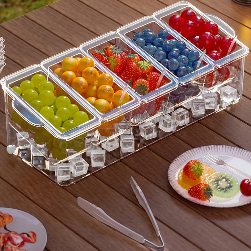 Taco Bar Serving Set for Party - Garnish Tray Set avis et prix